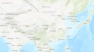 Este miércoles se registró un sismo de 6.3 en escala de Richter en la región autónoma del Tíbet, conocida como Xizang, ubicada al norte del Himalaya. (CORTESÍA)