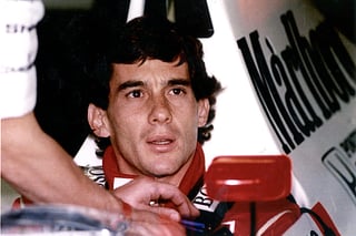 Ayrton Senna, triple campeón mundial de Fórmula 1 fallecido en un trágico accidente en el Gran Premio de San Marino 1994. (ARCHIVO)