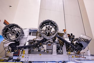 La NASA informó que hay 'luz verde' para el lanzamiento al Marte el próximo 30 de julio de su nuevo rover Perseverance desde el Centro espacial Kennedy, en el centro de Florida, tras ser aprobada 'la revisión de preparación para el vuelo'. (ARCHIVO) 