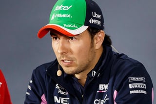 Mediante las redes sociales de la Fórmula 1, se dio a conocer que el piloto mexicano de la escudería Racing Point, Sergio 'Checo' Pérez dio positivo a la prueba de COVID-19, realizada precio al Gran Premio de Gran Bretaña. (ARCHIVO)