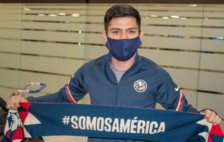Sergio Díaz, refuerzo del América para el torneo Guardianes 2020, llegó a la Ciudad de México esta tarde, procedente del Cerro Porteño de Paraguay. (CORTESÍA)