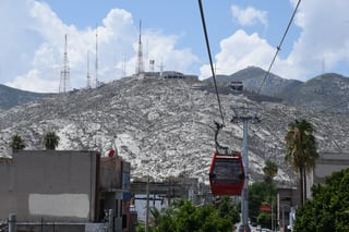 Este año el Teleférico de Torreón esperaba alcanzar el millón de personas atendidas pero dejó de operar debido a la pandemia. (FERNANDO COMPEÁN)