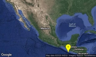Este martes por la tarde, se registró un sismo de 5.7 grados en la escala de Richter en el sur de Chiapas, sin contabilizar hasta el momento heridos por dicho acontecimiento. (CORTESÍA)