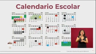 Los secretarios de Educación y Turismo presentaron el calendario escolar 2020-2021. (ESPECIAL)