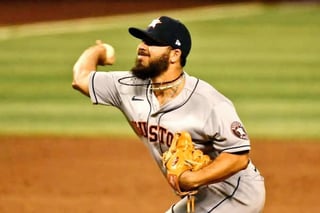 El lanzador derecho, oriundo de Jalisco, mostró gran seguridad en su primera aparición en la Gran Carpa, con los Astros de Houston. (ESPECIAL)