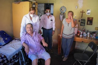 La alcaldesa, Marina Vitela Rodríguez, hizo un llamado a la ciudadanía para que señalen a las personas que requieren aparatos ortopédicos pues el Ayuntamiento inició una segunda ronda de entrega de estos apoyos a través del programa “Bienestar e inclusión para grupos vulnerables'. (DIANA GONZÁLEZ)