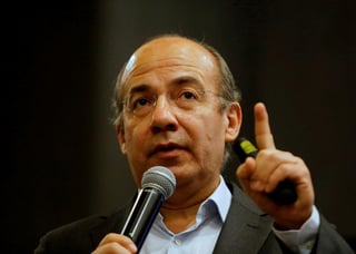 El expresidente panista Felipe Calderón (2006-2012) rechazó que su gobierno haya sido un 'narcoestado', tras las declaraciones del actual mandatario Andrés Manuel López Obrador. (ARCHIVO)