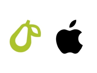 Apple quiere bloquear el logo que dice es similar al suyo. (INTERNET)