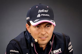  Racing Point de Fórmula Uno confirmó este jueves que el piloto mexicano Sergio Pérez “ha dado negativo en COVID-19”. (ARCHIVO)