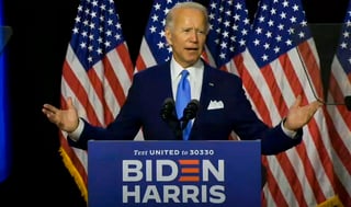 La Convención Nacional Demócrata que tiene que oficializar la candidatura a la Casa Blanca del exvicepresidente Joe Biden empezó este lunes con un formato por primera vez virtual debido a la pandemia del coronavirus. (ARCHIVO)