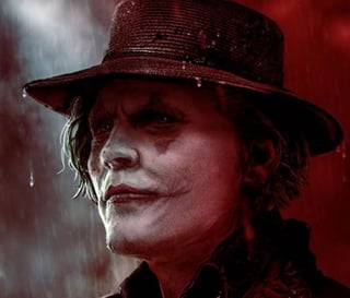 El australiano dejó ver a un Joker oscuro con tonos rojos, al más puro estilo que el Batman de Robert Pattinson, mientras la lluvia cae sobre él., junto a la frase 'El comienzo de una nueva broma'. (Instagram) 