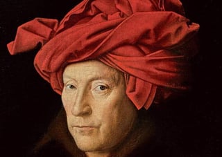 Retrato de un hombre con turbante rojo, de Van Eyck (1623).