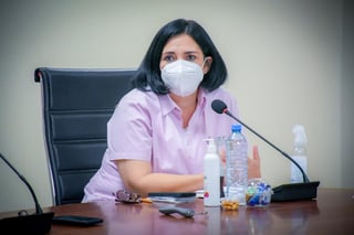Gabriela María de León, consejera presidenta del Instituto Electoral de Coahuila (IEC), acudió a la reunión del Subcomité de Salud de la Región Norte. (EL SIGLO COAHUILA)