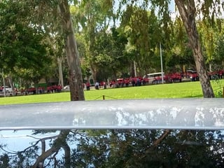 Más de 100 trabajadores del DIF Lerdo se reunieron en el Parque Raymundo para participar en los promocionales de su presidenta.