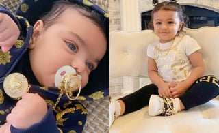 Stela Felix comparte constantemente fotografías de su hija en redes sociales, donde ésta luce ropa de diseñador (CAPTURA) 