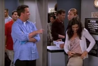 Años más tarde la escena del episodio de Friends fue revelada al público (CAPTURA)