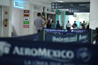 Se reactivaron ya todos los vuelos nacionales en el Aeropuerto de Torreón, informó la OCV. (EL SIGLO DE TORREÓN)