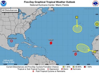 La tormenta tropical 'Wilfred' se forma en el este del Atlántico, utilizando el último de los nombres tradicionales para sistemas de tormenta durante una temporada de huracanes sin precedentes en el Atlántico. (ESPECIAL) 