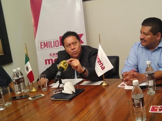 Ulloa Pérez estuvo ayer en La Laguna para sostener una reunión informativa con simpatizantes y militantes de Morena.
