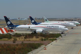 La aerolínea mexicana sigue llevando a cabo la reestructura de pasivos. (ARCHIVO) 