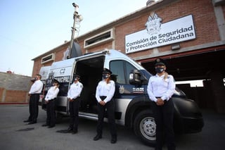 Se realizó un evento para mostrar la remodelación a las instalaciones de la Policía Municipal de la capital.