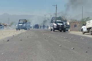 En una manifestación en el medio rural en marzo de 2018 se registró un incidente entre ciudadanos y policías preventivos.