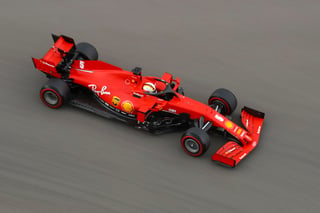 Sebastian Vettel (Ferrari), que saldrá decimoquinto del Gran Premio de Rusia tras tener un accidente en la segunda sesión clasificatoria (Q2). (EFE)