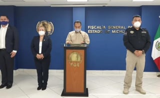 El fiscal de Michoacán, Adrián López Solís, informó que este domingo se giró ya una orden de aprehensión en contra de Diego 'N', como presunto asesino de la joven Jessica.  (CORTESÍA)