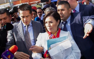 La exsecretaria de Desarrollo Agrario, Territorial y Urbano (Sedatu), Rosario Robles, se declaró inocente de las acusaciones que le imputó la Fiscalía General de la República (FGR). (ARCHIVO)
