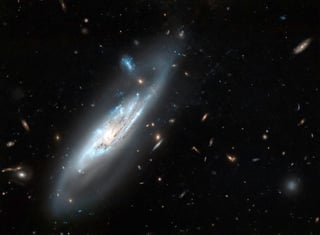 Astrónomos del Observatorio Austral Europeo (ESO) han logrado observar seis galaxias, cuya existencia no se conocía hasta ahora, tal como estaban 900 millones de años después del Big Bang, el principio del universo. (ARCHIVO) 
