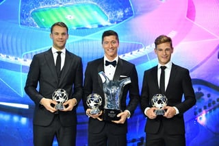 El Bayern Múnich conquistó cinco de los seis galardones individuales con los que se premió a los mejores de la pasada edición de la Liga de Campeones. (EFE)
