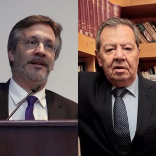 Porfirio Muñoz Ledo, aspirante a la presidencia nacional de Morena, tuvo un 'desencuentro' en redes sociales con el académico John Ackerman, a quien acusó de instigar 'la campaña internacional que presenta a AMLO como un personaje autoritario'.
(ESPECIAL)