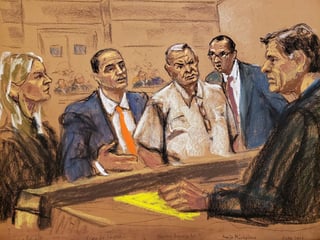 García Luna está acusado en Nueva York de tres cargos de asociación delictiva para el tráfico de cocaína y de falso testimonio.
