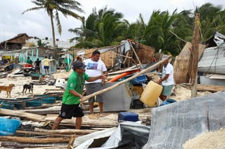 Según la Conagua, 'Delta' impactó tierra mexicana como un huracán categoría 2.