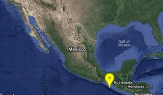 Según el sismológico, el movimiento telúrico se registró a 47 KM al este de Ciudad Hidalgo, en Chiapas, a la 1:06 am, con una Latitud de 14.60 y Longitud de -91.72 y profundidad de 62 kilómetros. 
(ESPECIAL)
