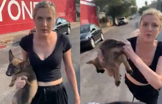 La mujer se ha vuelto blanco de críticas tras viralizarse el video donde se le ve agredir al perro (CAPTURA)  