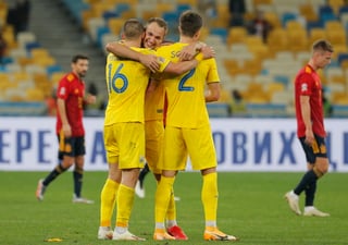 Ucrania venció 1-0 a España en la Liga de Naciones de la UEFA. (EFE)