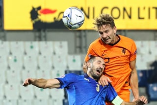 Italia y Holanda firmaron las tablas (1-1) este miércoles en el Gewiss Stadium de Bérgamo. (EFE)