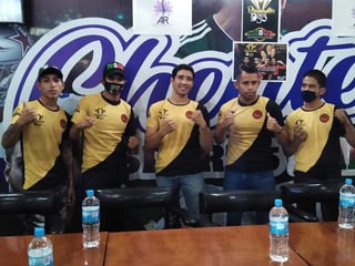 Varios de los integrantes del combinado duranguense, ya se declararon listos para sus respectivas confrontaciones de la próxima semana. (ESPECIAL)