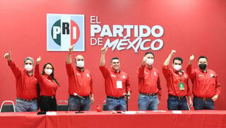Alejandro Moreno, líder nacional del PRI, aseguró en Saltillo haber ganado las 16 candidaturas para renovar el Congreso de Coahuila.