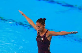 Paola Espinosa fue medallista de bronce en los saltos sincronizados desde la plataforma en Pekín 2008 y obtuvo plata en 2012. (ARCHIVO)
