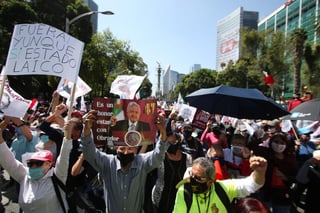 La manifestación, pese al Covid-19, se realizará del Ángel de la Independencia al Zócalo de la Ciudad de México. (EL UNIVERSAL)
