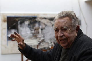 Referente. Manuel Felguérez fue uno de los artistas que rompió con el muralismo tradicional.