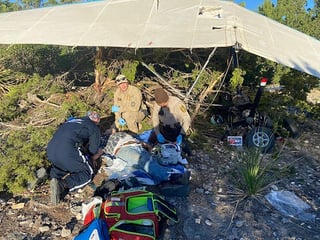 Autoridades de la Aduana y Protección Fronteriza dieron a conocer el rescate con vida de un piloto de un avión ultraligero que se estrelló la tarde del pasado viernes; localizándolo y trasladándolo a un hospital de San Angelo en Texas.  (ARCHIVO)