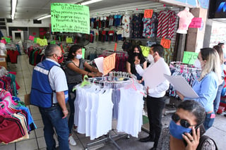 Se recorrerán los comercios de Torreón para verificar que lleven a cabo los protocolos sanitarios. (EL SIGLO DE TORREÓN)