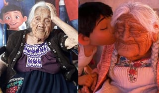 Gracias a su parecido físico, la mujer originaría de Michoacán ha sido llamada 'mamá Coco de la vida real' (CAPTURA) 