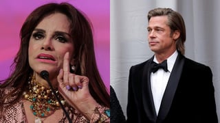 Pese a que Brad Pitt es considerado uno de los mayores galanes de Hollywood, la actriz mexicana Lucía Méndez no parece compartir la misma opinión sobre él, pues confesó haberse decepcionado tras conocerlo.  (ESPECIAL) 