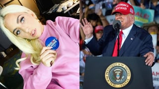 Lady Gaga y el presidente de Estados Unidos, Donald Trump, se intercambiaron ataques, dardos y reproches en las redes sociales a un día de las elecciones. (ESPECIAL) 