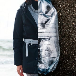 C&A presenta una colección de abrigos fabricados con 4 millones de plástico. (EFE)