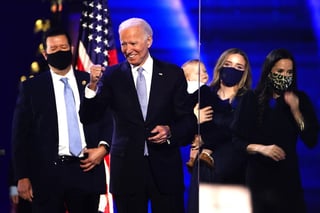 Joe Biden consiguió hacerse de los 20 puntos que da Pennsylvania para así convertirse en el presidente electo número 46 en la historia de Estados Unidos. (ARCHIVO)